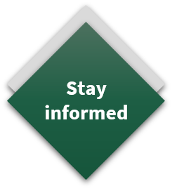 triangle button - stay informed