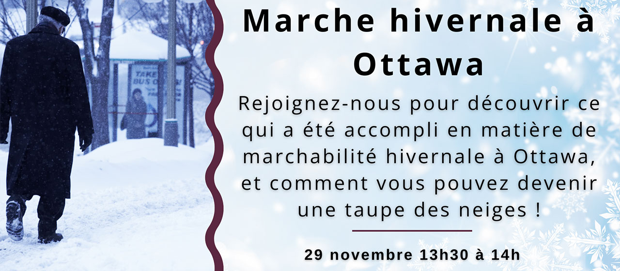 Marche hivernale à Ottawa