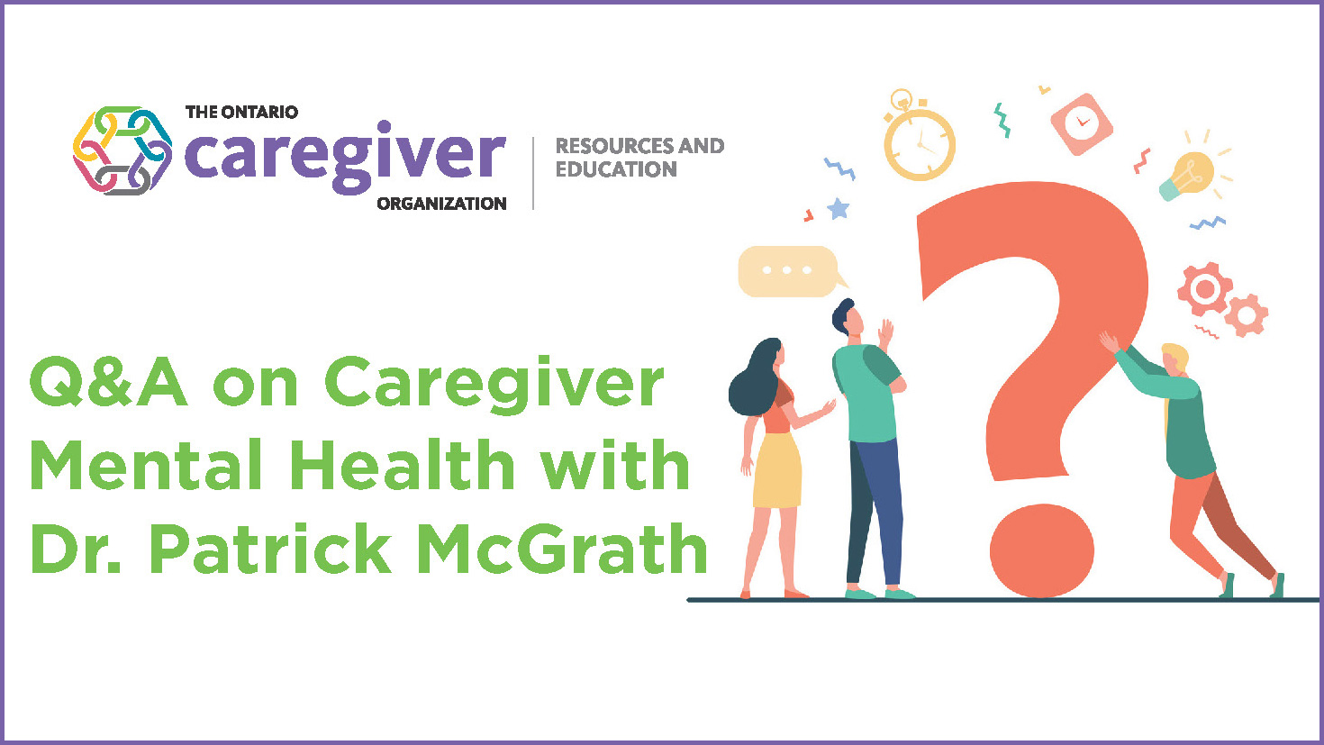 Caregiver Mental Health banner
