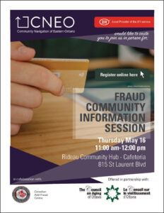 Fraud Community Information Session poster